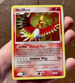 Pokemon TCG Ho-Oh Reverse Holo Foil 10/132 Secret Wonders Basic English 2007 - Image 3