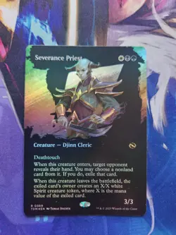 MTG TDM Severance Priest Borderless Foil - Image 1