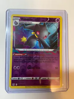 Banette #73/196 Lost Origin Pokemon Rare Card - Image 1