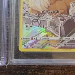 Pokemon Graded 10 Eevee Lot Japanese sH 037/053 CGC Pristine E TG11/TG30 CAG PSA - Image 5
