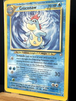 Pokemon '159 Croconaw 31/111 Neo Genesis Uncommon Vintage GameFreak 2000 NM - Image 2