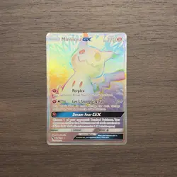 Pokemon TCG Mimikyu GX Lost Thunder 226/214- Rainbow Secret Rare-MINT CONDITION! - Image 1