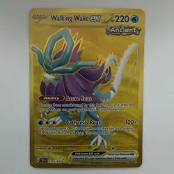 Walking Wake ex Gold Hyper Rare - 215/162 - Temporal Forces Pokemon 2024 - Image 1