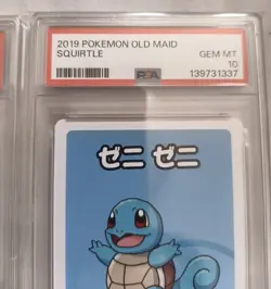 2019 Pokemon OLD MAID PSA 10 Set Bulbasaur Charmander Squirtle ***SEQUENTIAL*** - Image 5