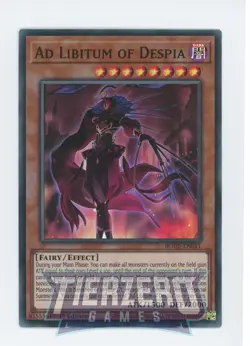 Yugioh Ad Libitum of Despia - BODE-EN011 - Super Rare 1st Edition NM/LP - Image 1