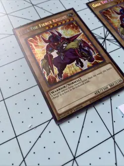2X Gaia The Fierce Knight Secret Rare Chibi Maze of Muertos MZMU-EN058 Yugioh! - Image 2