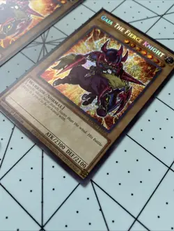 2X Gaia The Fierce Knight Secret Rare Chibi Maze of Muertos MZMU-EN058 Yugioh! - Image 4