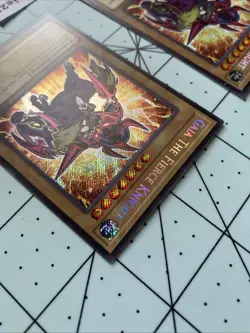 2X Gaia The Fierce Knight Secret Rare Chibi Maze of Muertos MZMU-EN058 Yugioh! - Image 5