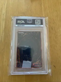 2002 Yu-Gi-Oh! Gaia the Dragon Champion LOB-125 Secret Rare 1st Edition PSA 8 - Image 2