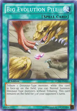 Big Evolution Pill - LCJW-EN161 - Common - 1st Edition Lightly Played Legendary - Image 1