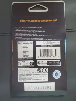 One Piece EMPERORS IN THE NEW WORLD English Sleeved Booster Pack Sealed 12-Cards - Image 2