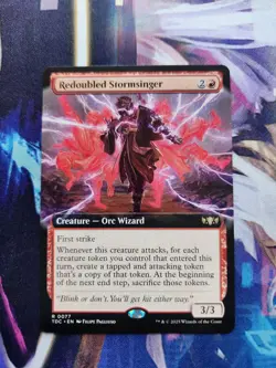 MTG TDM Redoubled Stormsinger Extended Art NM - Image 1