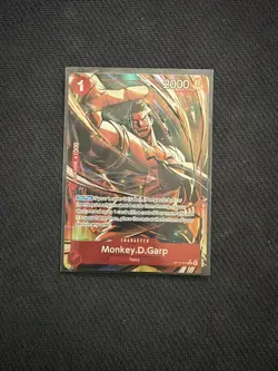 Monkey D. Garp Alt Art OP13-016 - One Piece English Card-Carrying on His Will M - Image 1