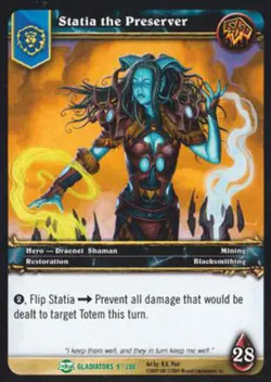 World of Warcraft TCG Statia the Preserver - Blood of the Gladiators 9/208 - Image 1