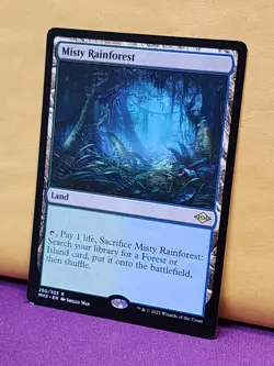 1x Misty Rainforest, MP (see photos), MH2, Magic: the Gathering, MtG - Image 2