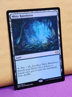1x Misty Rainforest, MP (see photos), MH2, Magic: the Gathering, MtG - Image 3