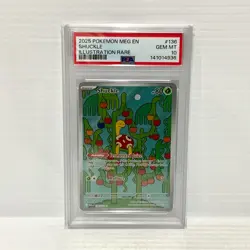 PSA 10 Shuckle 136/132- Mega Evolution - Graded Pokemon Card - Image 1