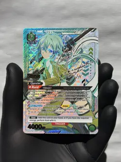 Sinon 091 SR** (2 Star Alt) Signature - Sword Art Online Union Arena English - Image 1