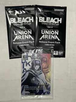 Union Arena Rukia Kuchiki Bleach Vol. 2 Release Event Promo & Packs - Image 1