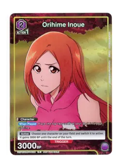 Orihime Inoue Alternate Art Rare Foil Union Arena Promo Bleach UEPR/BLC-1-036 LP - Image 1