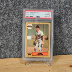 WILL CLARK 1987 TOPPS TIFFANY #420 ROOKIE RC PSA 10 GIANTS - Image 1