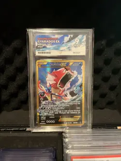 Pokemon Gyarados EX TCG Gold Secret Rare Card 123/122 2016 XY Breakpoint ACE 9 - Image 1