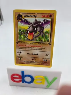 Aerodactyl - 16/62 - Pokemon Fossil 1st Edition Rare Card WOTC LP/NM - Image 1