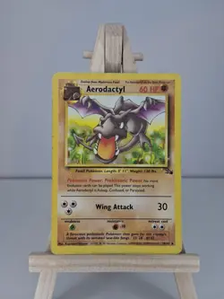 Pokemon TCG Aerodactyl Fossil Set 16/62 Rare Non Holo LP - Image 1