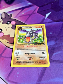 Aerodactyl - 16/62 [Fossil] Pokemon TCG - REGULAR RARE - Vintage - LP/MP - Image 3