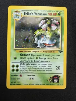 Pokemon TCG Erika's Venusaur Gym Challenge #4 Holo Rare Vintage WOTC - NM- - Image 1