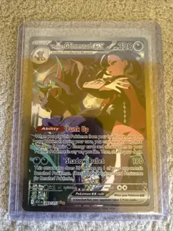 Pokemon Marnie's Grimmsnarl EX Full Art Holo Rare ASC 287/217 320 HP Card 2026 - Image 1