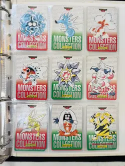 1996 POKEMON BANDAI CARDDASS PRISM CARD COLLECTION WITH BINDER - Image 3