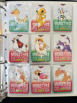 1996 POKEMON BANDAI CARDDASS PRISM CARD COLLECTION WITH BINDER - Image 4