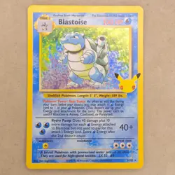 NM Near Mint Pokemon Blastoise Celebrations Card 2/102 25th Anniversary Edition - Image 1