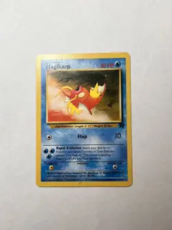Magikarp 47/82 Team Rocket Uncommon 2000 WOTC Pokemon Card LP/MP - Image 1