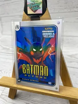 Pikachu as Batman Beyond #109 Holo DC Heroes & Villains Non-Pokemon Fan Art Card - Image 4