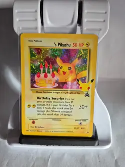 Pokemon TCG Birthday Pikachu #24 Celebrations 25th Anniversary Card - Image 1
