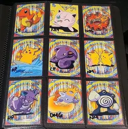 Pokemon TOPPS Series 2 - Complete Sticker Card Puzzle Set Stick On 10/10 - Image 2