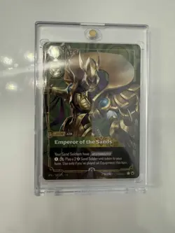 Riftbound METAL Card Azir - Emperor Of The Sands Vegas Prize Wall Exclusive - Image 2