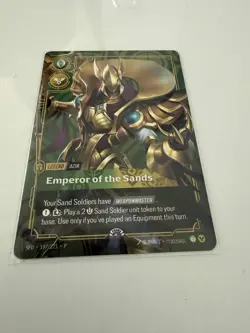 Riftbound METAL Card Azir - Emperor Of The Sands Vegas Prize Wall Exclusive - Image 3