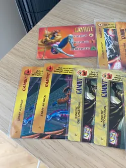Marvel Overpower CCG Gambit (X-Men) - 14 cards inc. character card - Image 2