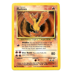 Moltres 30/110: Legendary Collection, Vintage Pokemon Card (Regular Finish) - Image 1