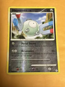 Pokemon Card - Magnemite Diamond and Pearl 87/130 Reverse Holo MP - Image 1