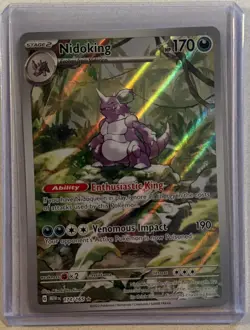 Nidoking Illustration Rare 174/165 SV Pokemon 151 2023 English-NM Card - Image 1