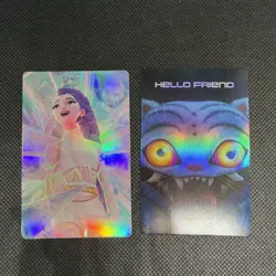 RUMI KANG McDonald’s HUNTR/X K-pop Demon Hunters RARE Holographic and Code Card - Image 1