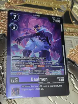 Digimon Card Game Baalmon (Limited Foil) Common Sinister Order EX10-050 C - Image 1
