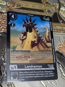 Digimon Card Game Landramon (Limited Foil) Common Sinister Order EX10-028 - Image 1