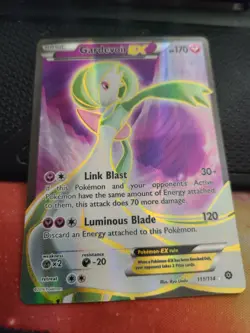 Pokemon Gardevoir EX TCG Steam Siege Holo Full Art Ultra Rare Card 111/114 - Image 1