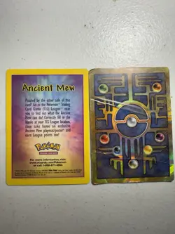 Ancient Mew 1 Miscellaneous Cards & Products Holo Damaged With OG Index Card - Image 2