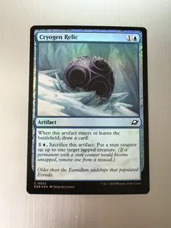 Cryogen Relic - 52 - MTG: Edge of Eternities - Common - FOIL - Image 1